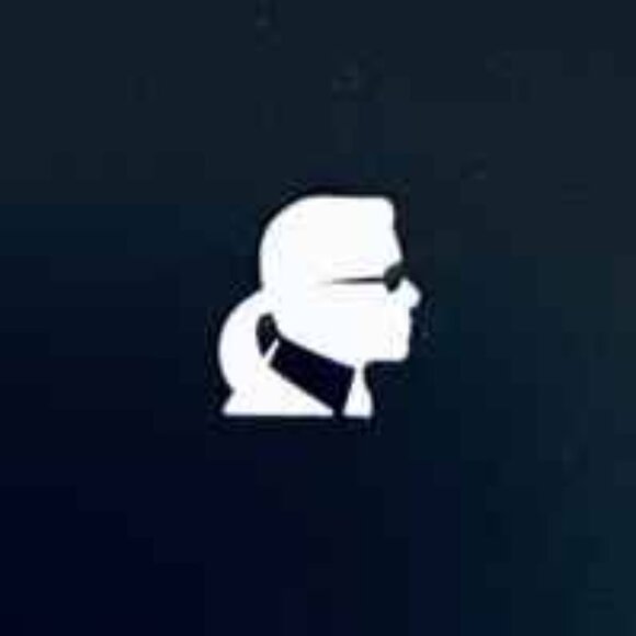 NWOT Karl Lagerfeld Blue Cotton /Cashmere Crew Neck Sweaters - Picture 2 of 9